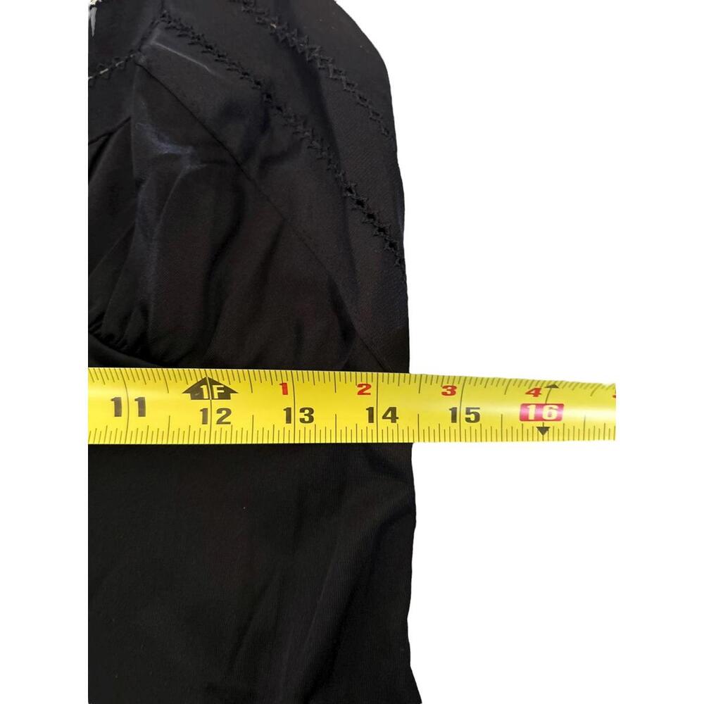 Vintage Queentex Black Slip | Size 34 | Adjustable Straps | Style 9365-2 - Picture 9 of 9